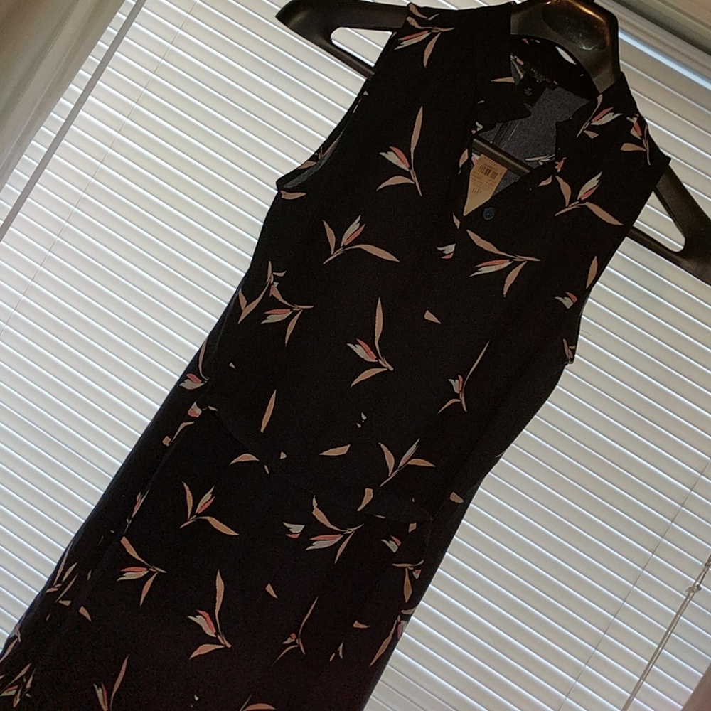 Ann Taylor Navy Blue Dress - Picture 3 of 6